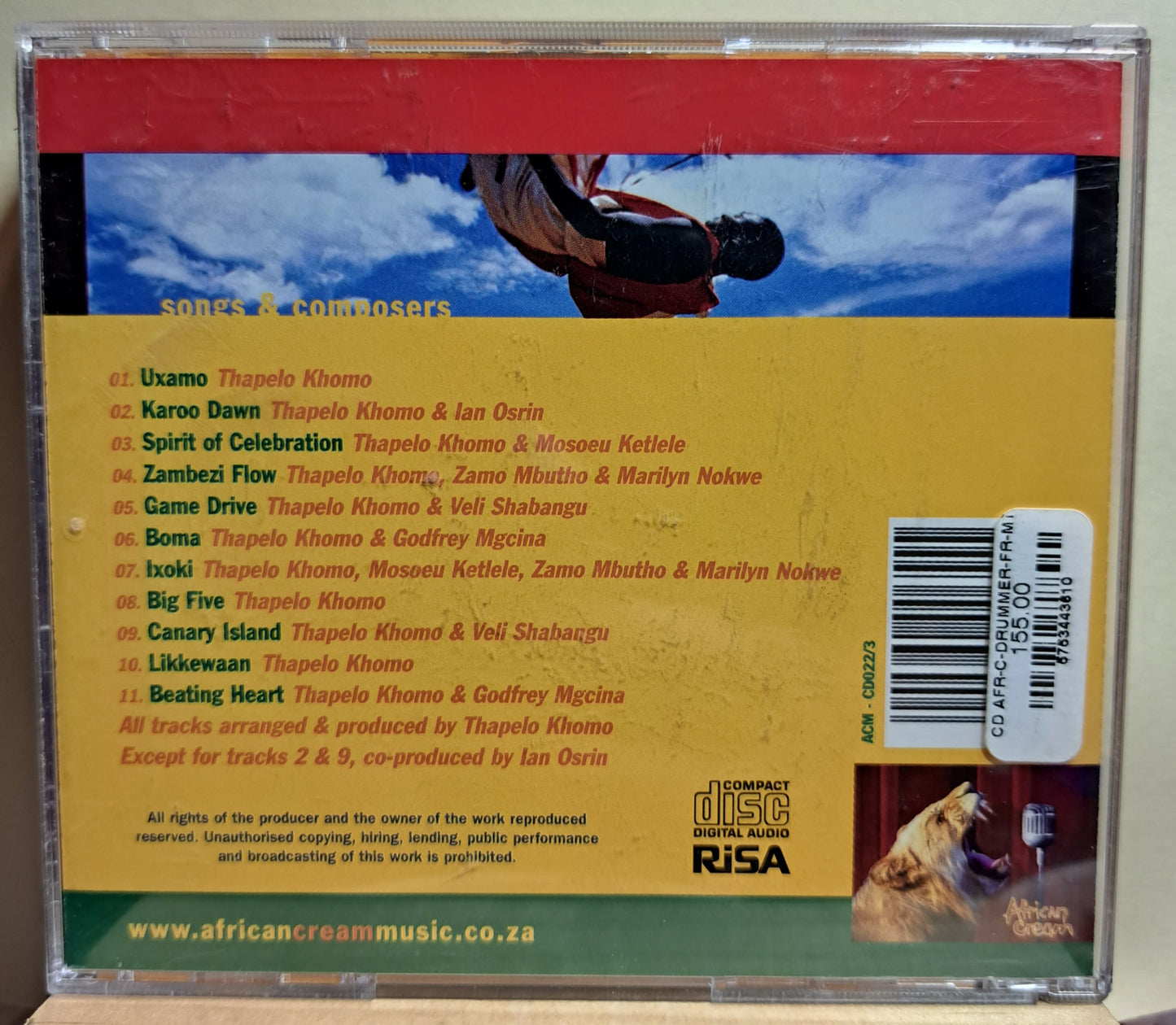 Drummers from Mother Africa (cd)