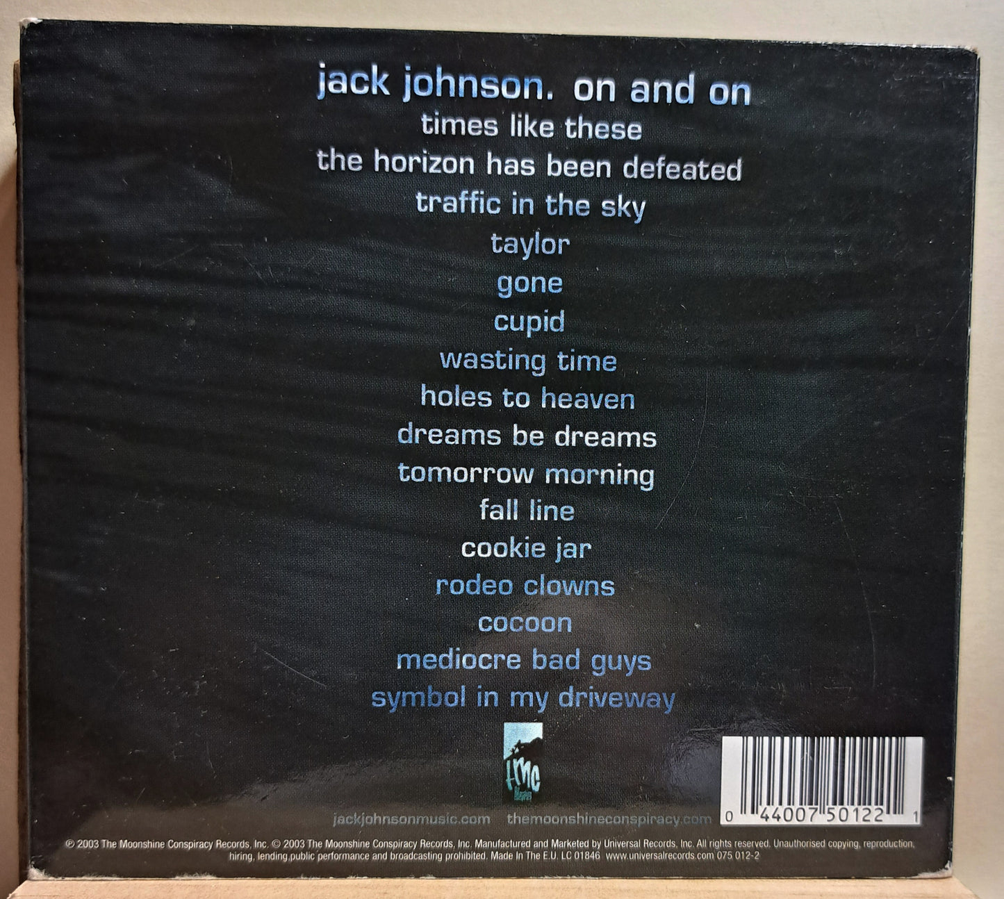Jack Johnson - On and On (cd)