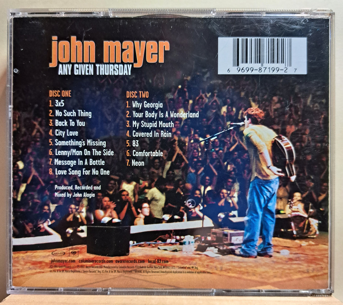 John Mayer - Any given Thursday (cd)