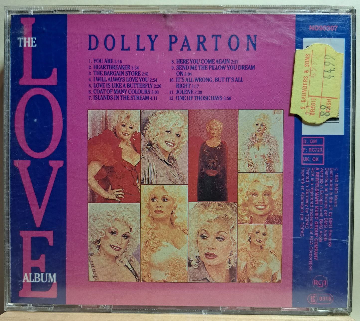 Dolly Parton - The Love Album (cd)