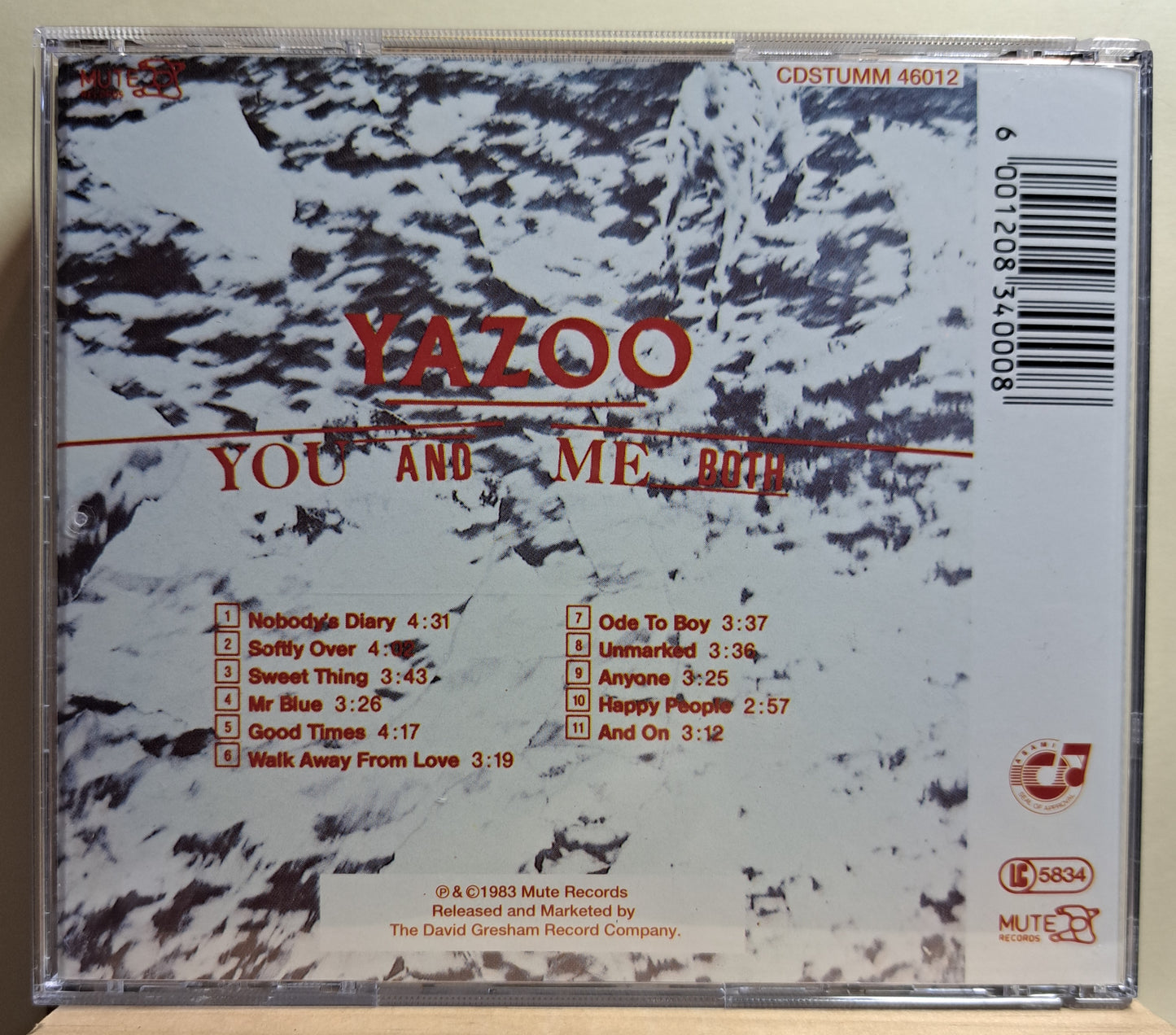 Yazoo - You and me both (cd)