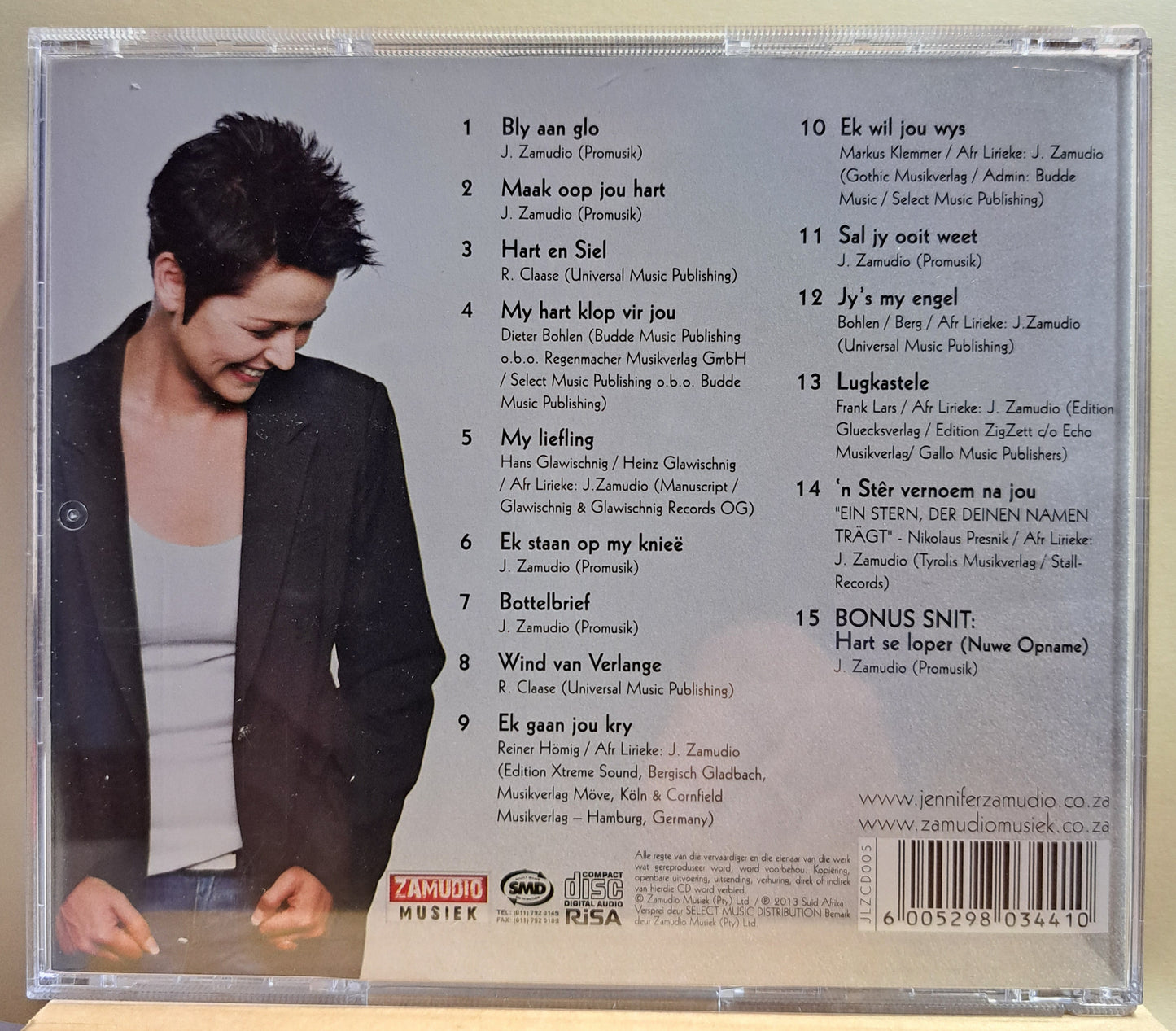 Jennifer Zamudio - Hart en Siel (cd)