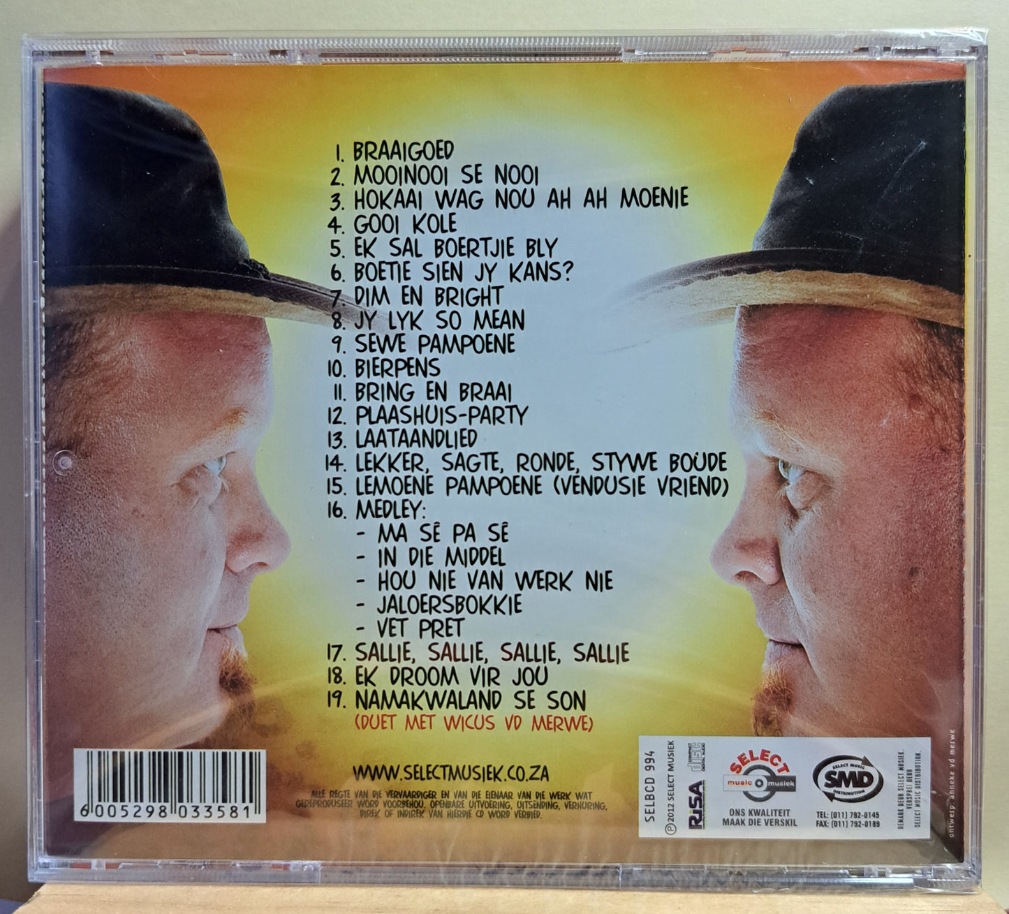 Thys die Bosveldklong - Ek sal boertjie bly (cd, new/sealed)