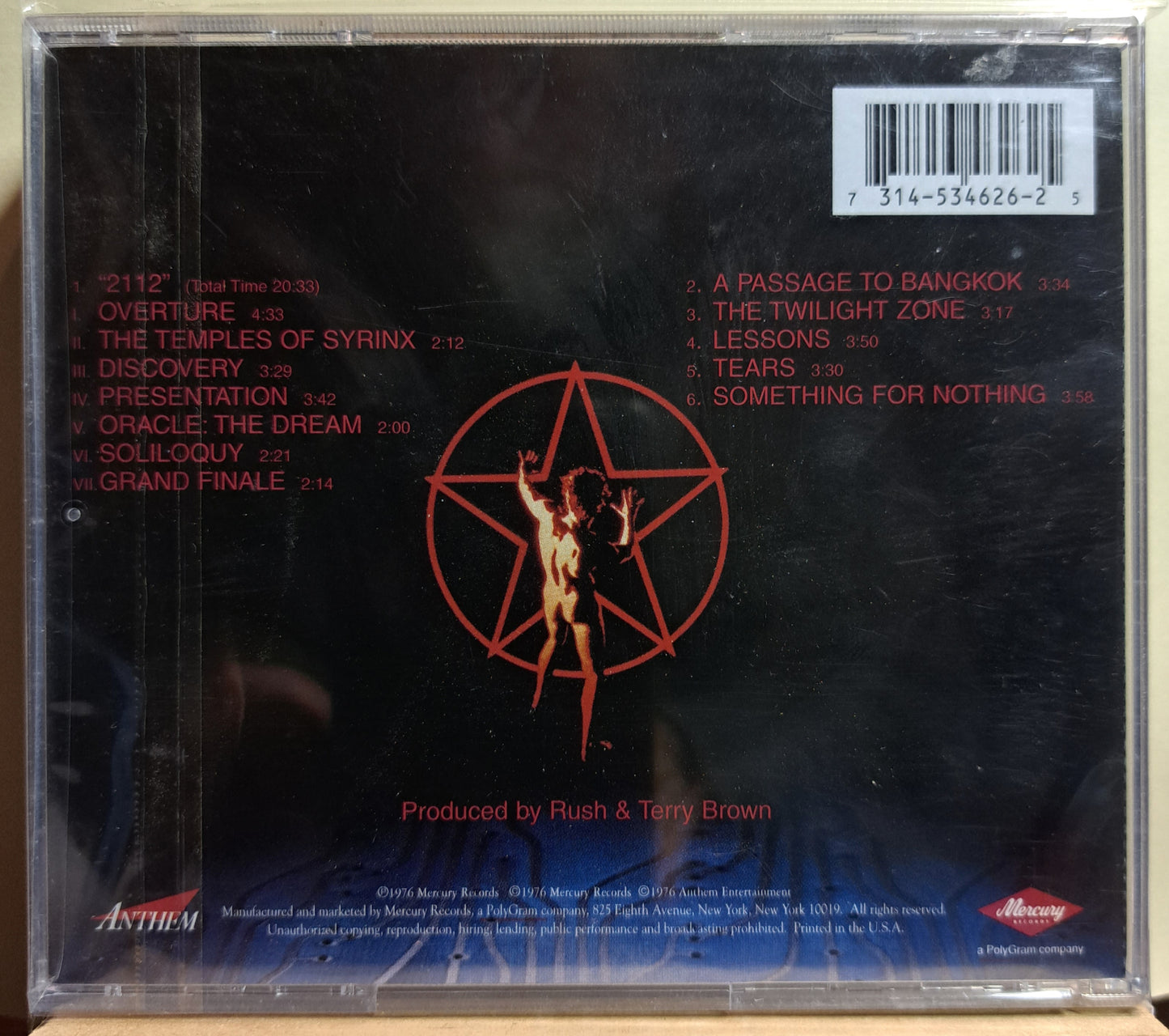 Rush - 2112 (cd)