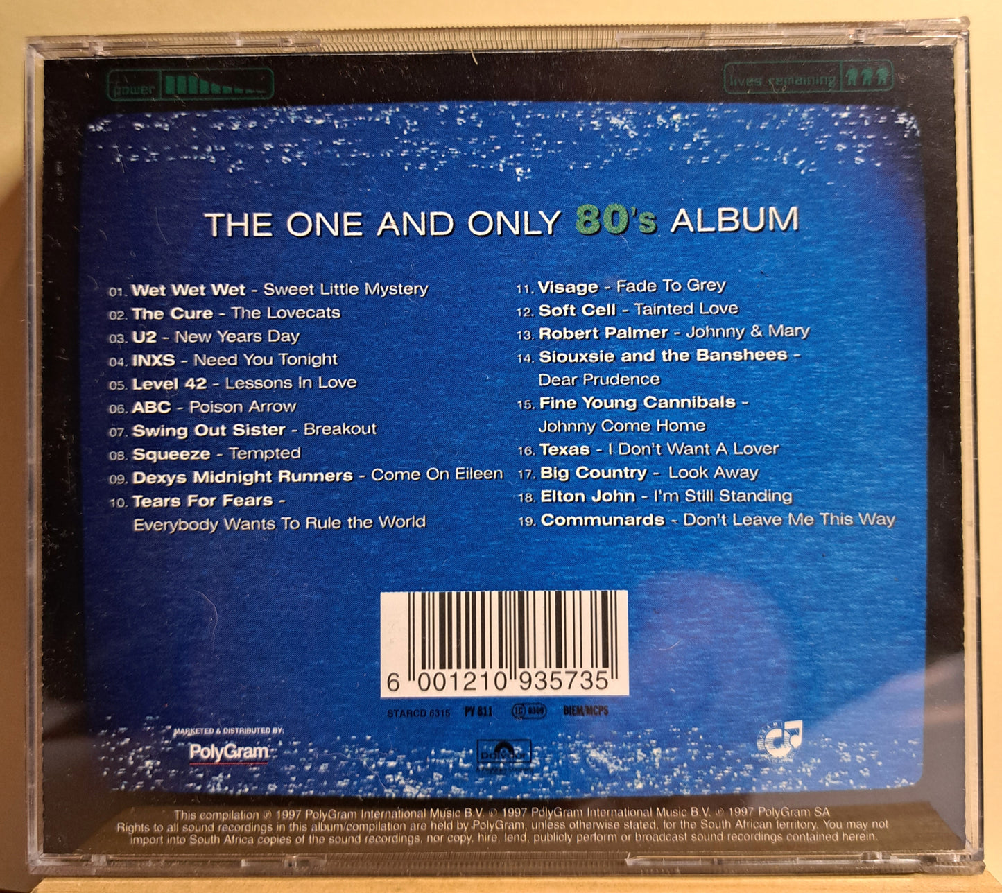 The One and Only 80's Album - various artists (cd)
