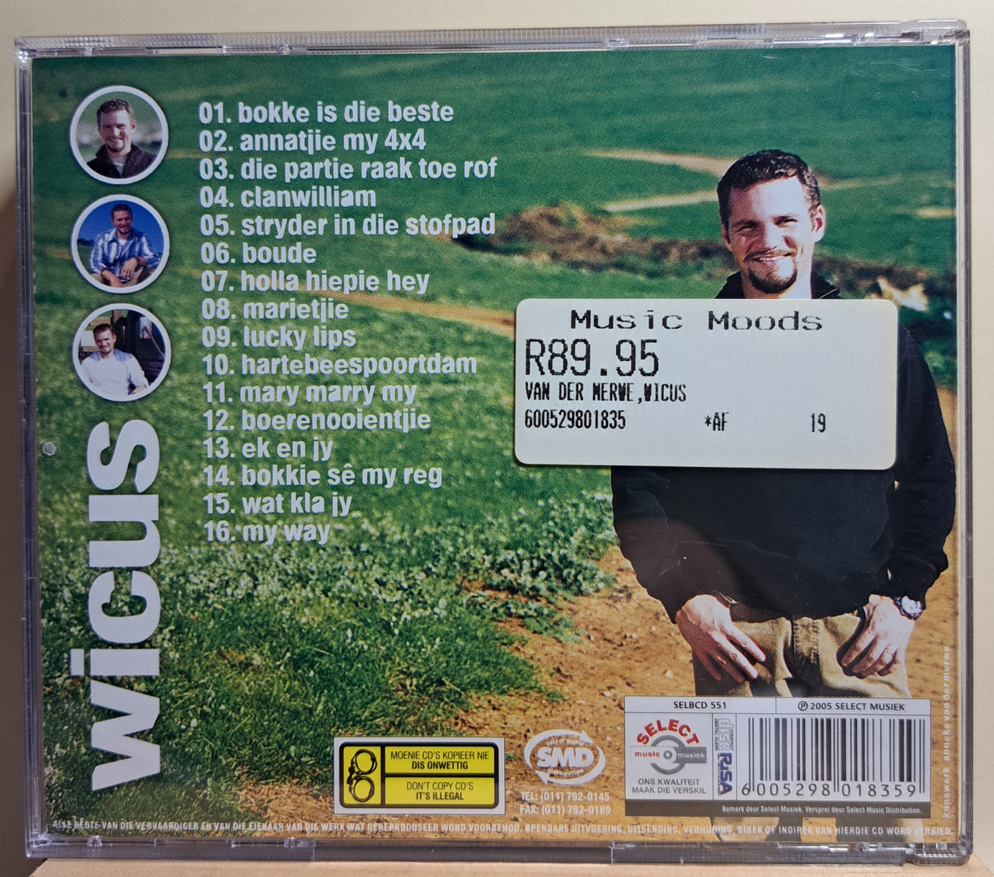 Wicus van der Merwe - Annatjie my 4x4 (cd)