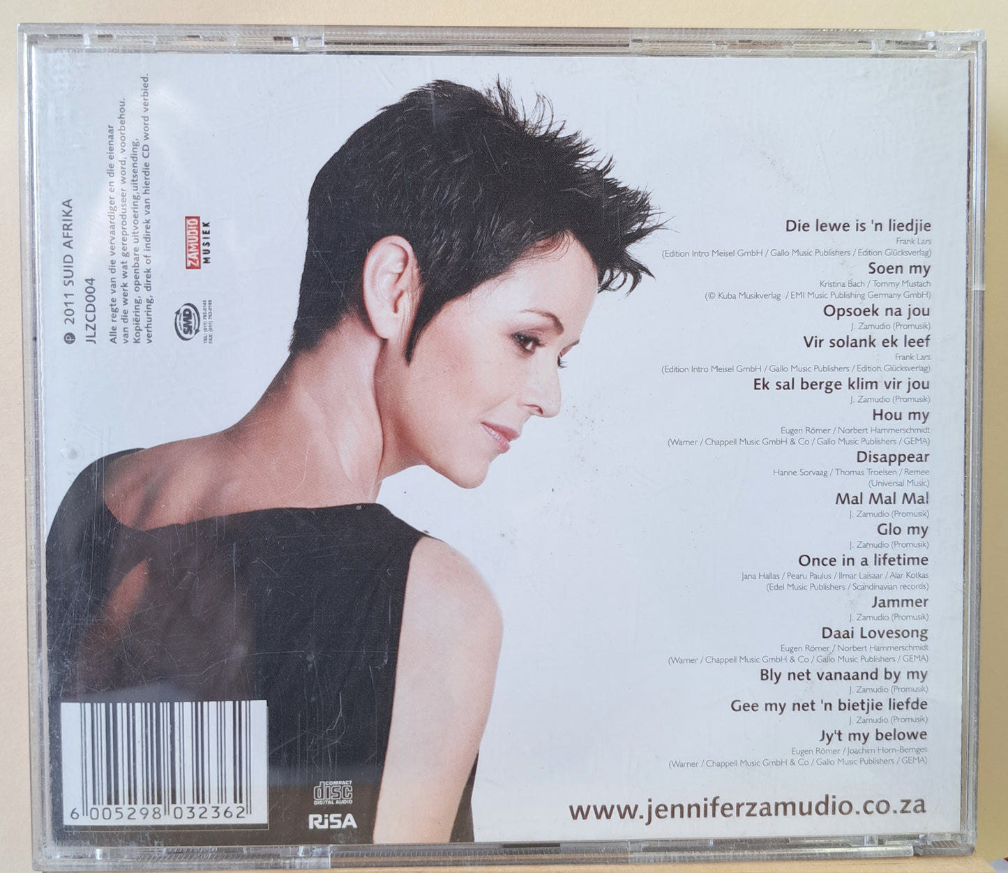 Jennifer Zamudio - Die lewe is 'n liedje (cd)