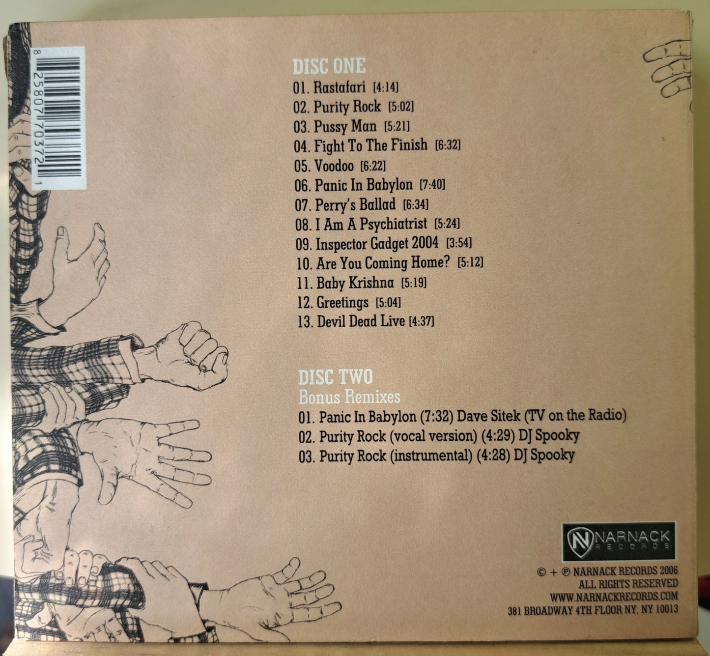 Lee 'Scratch' Perry - Panic in Babylon (double disc cd)