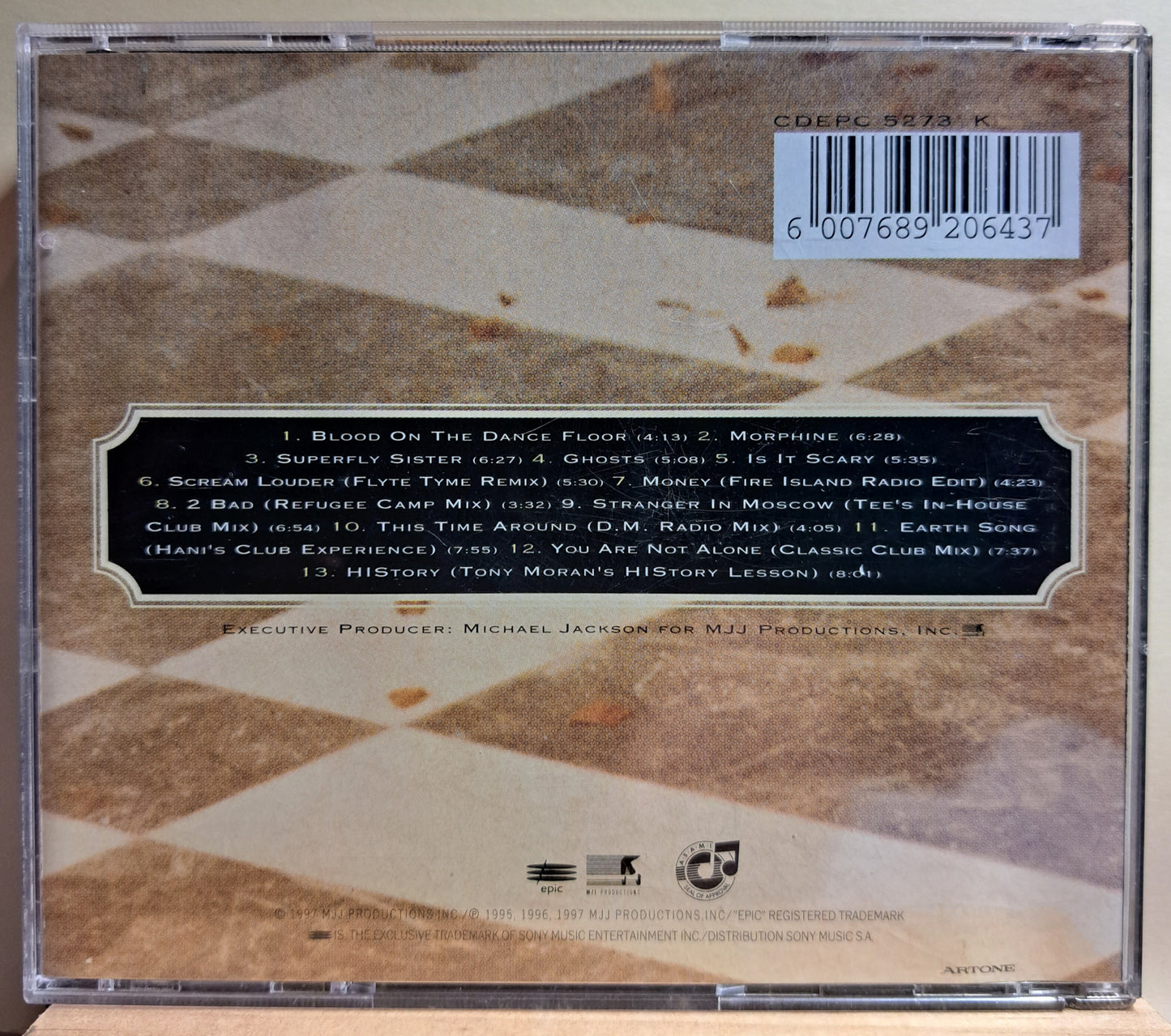 Michael Jackson - Blood on the dance floor (history in the mix) cd