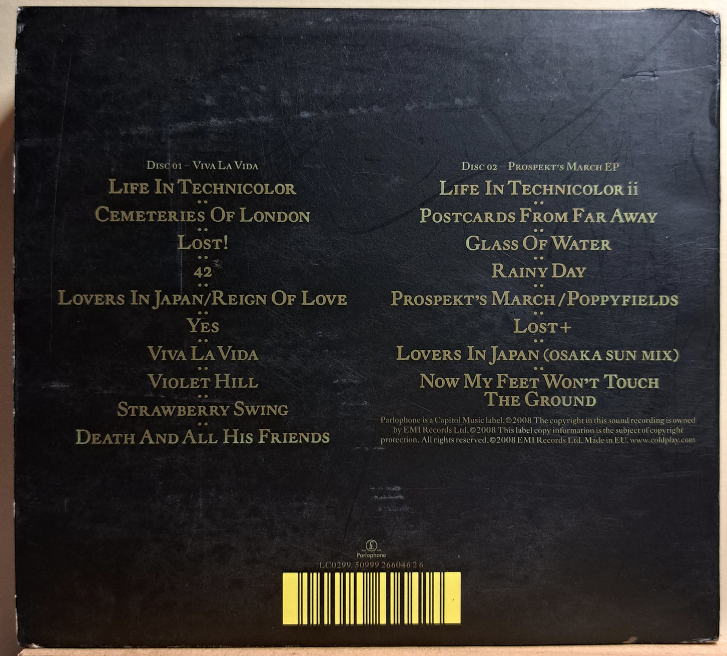 Coldplay - Viva la Vida, Prospekt's March edition (2 Disc cd set)