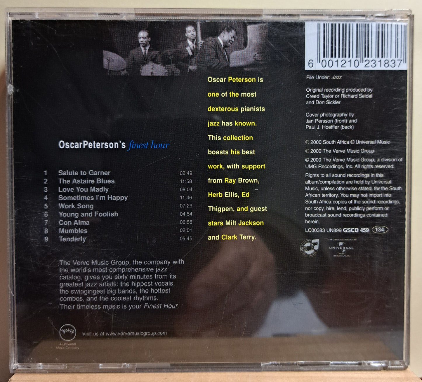 Oscar Peterson's - Finest Hour (cd)