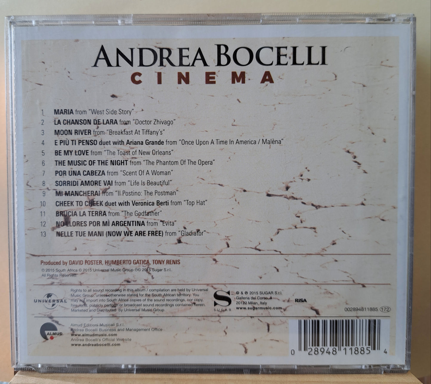 Andrea Bocelli - Cinema