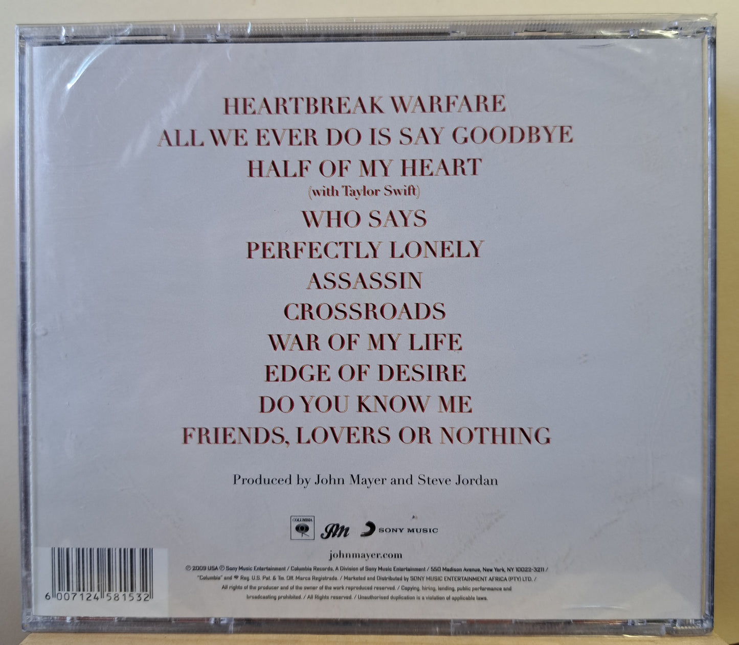 John Mayer - Battle Studies (cd, sealed)