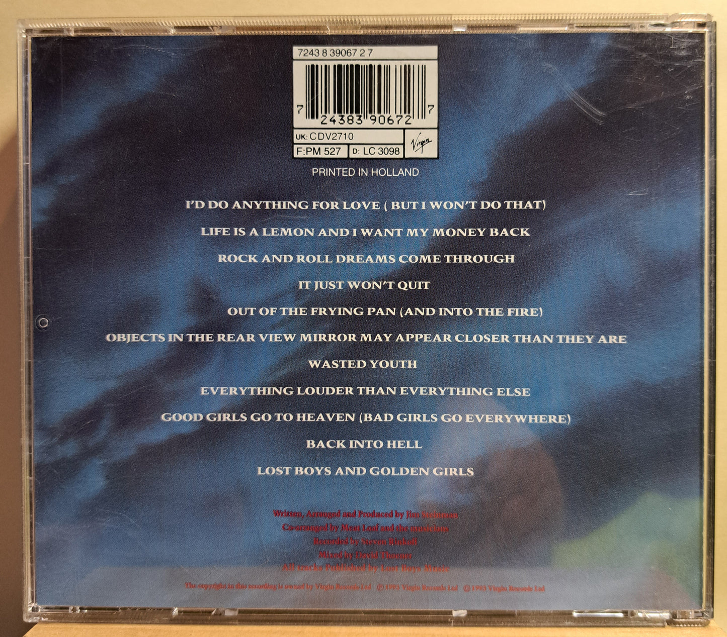Meatloaf - Bat out of hell 2 (cd)
