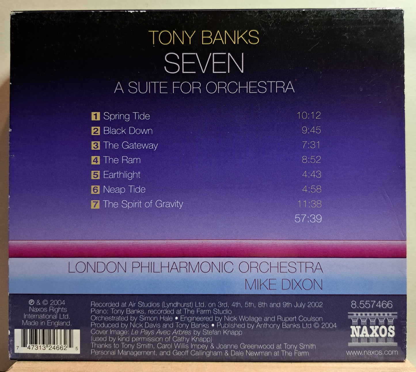 Tony Banks - Seven, a suite for orchestra (cd)