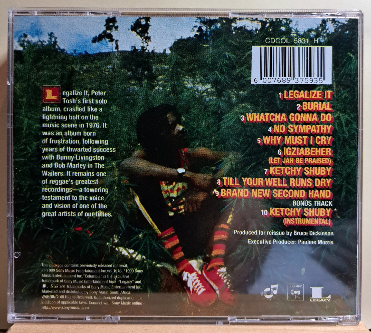 Peter Tosh - Legalize it (cd)