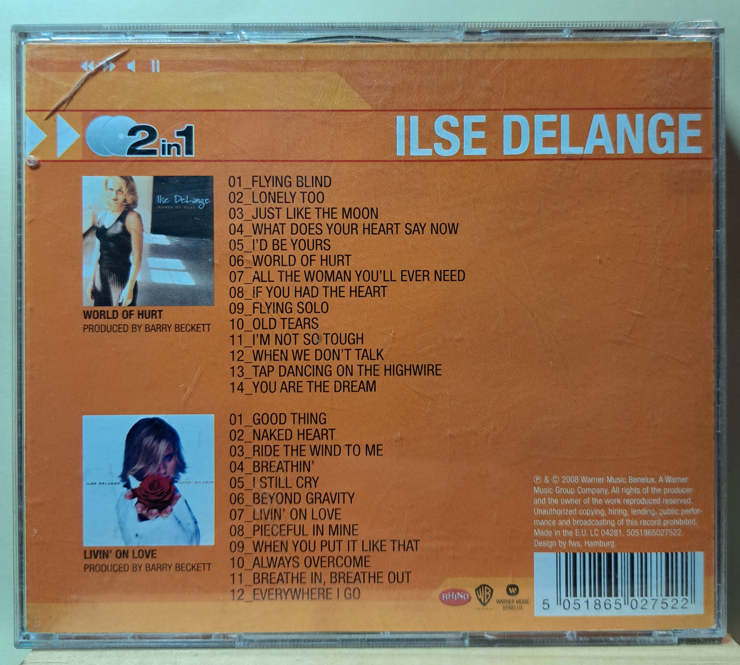 ILse DeLange - World of hurt / Livin' on love (double cd)