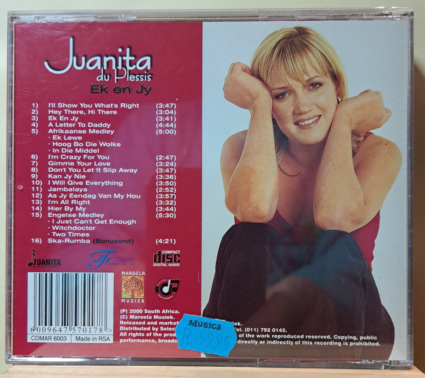 Juanita Du Plessis - Ek en Jy (cd)