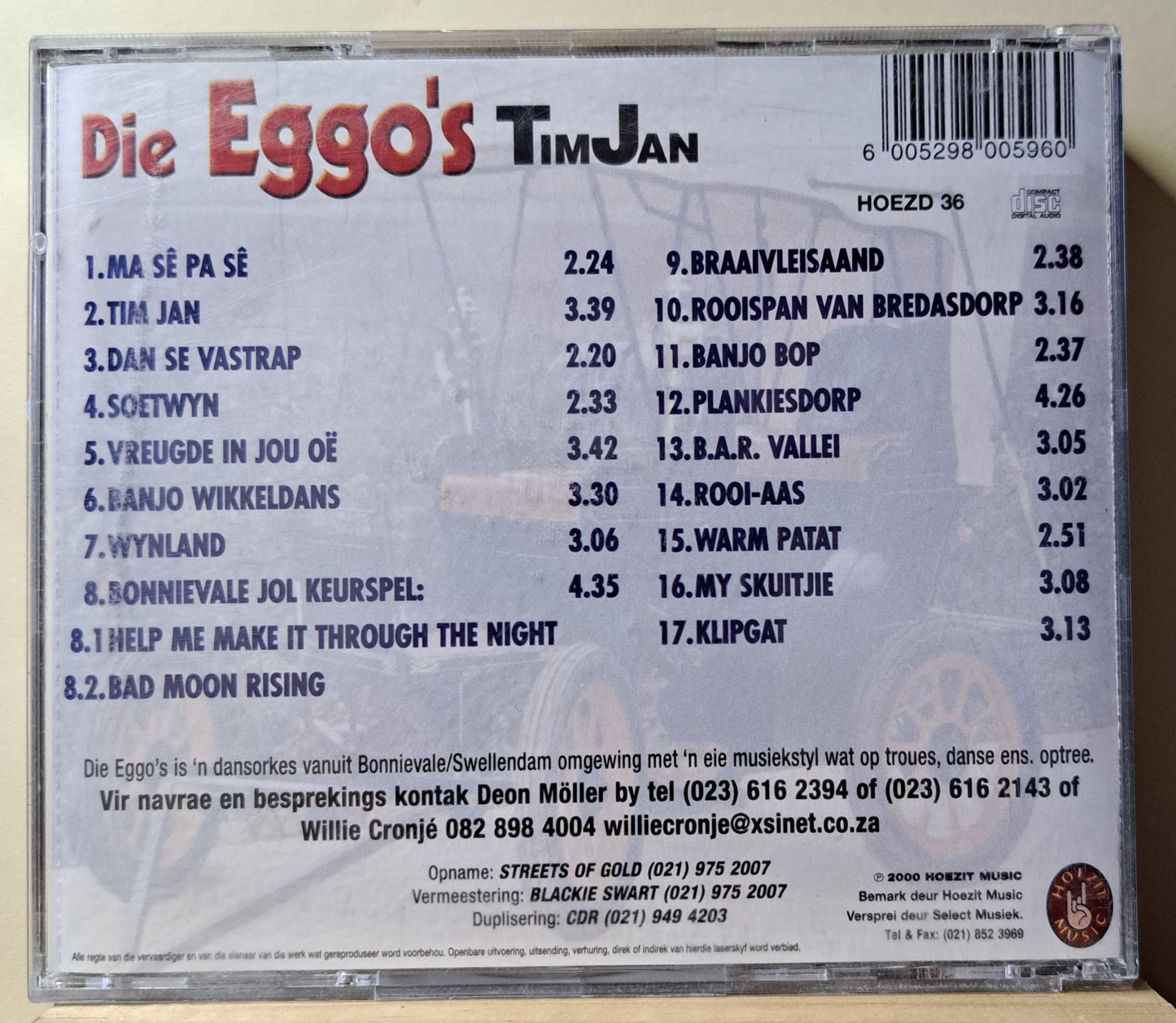 Die Eggo's - Tim Jam (cd)