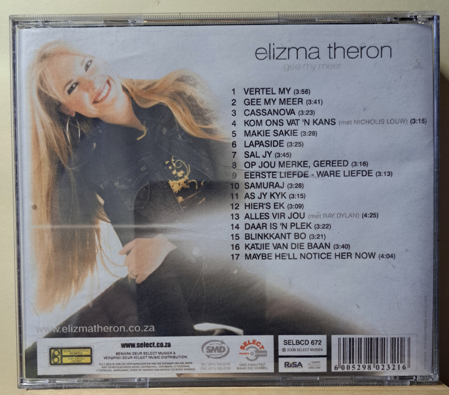 Elizabeth Theron - Gee my meer (cd)