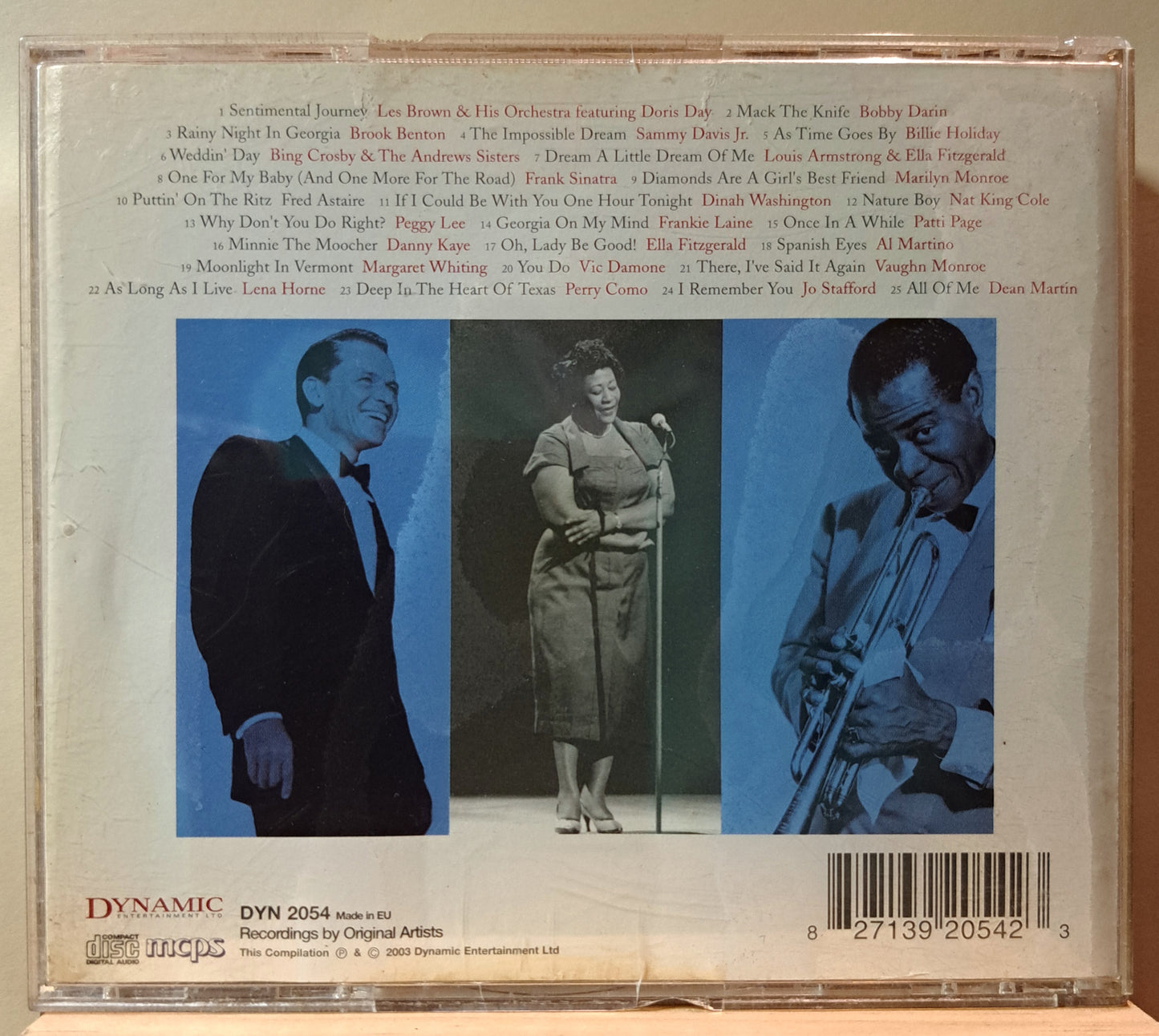 As Time Goes By - Compilation featuring Ella Fitzgerald, Dean Martin, Louis Armstrong, Frank Sinatra, Nat King Cole, Peggy Lee (cd)