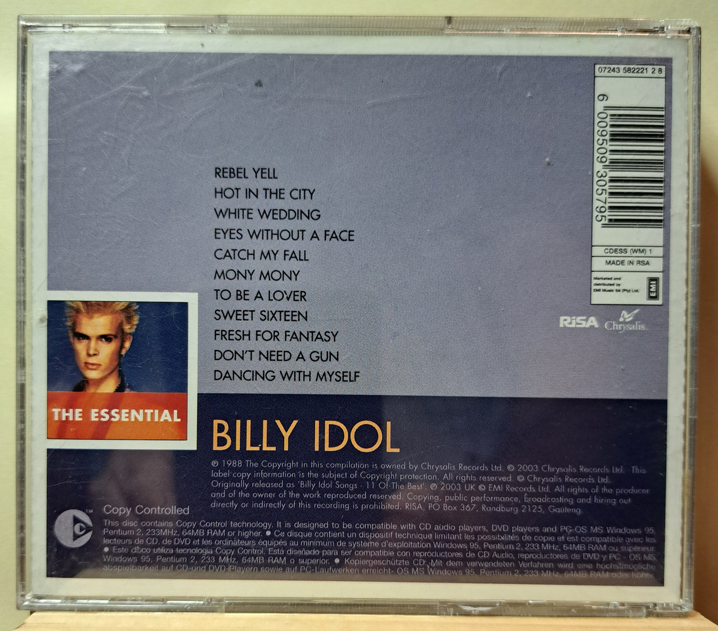 Billy Idol - The essential (cd)