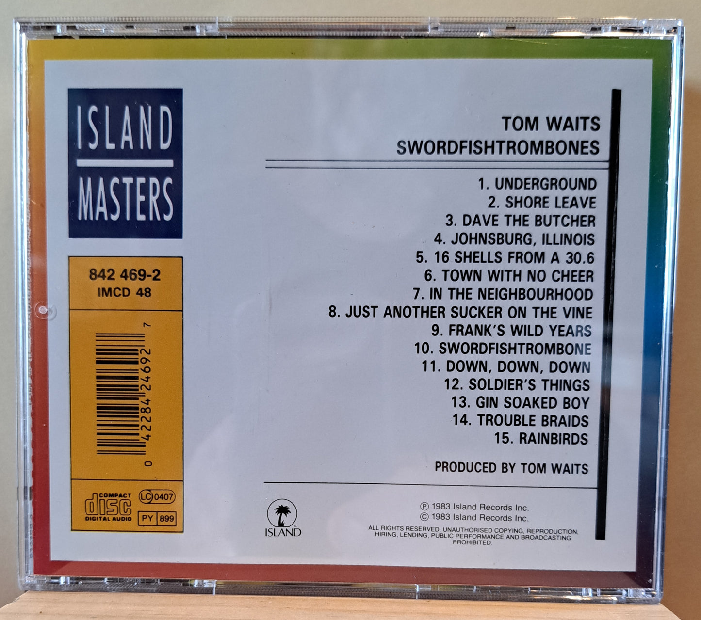 Tom Waits - Swordfishtrombones (cd)