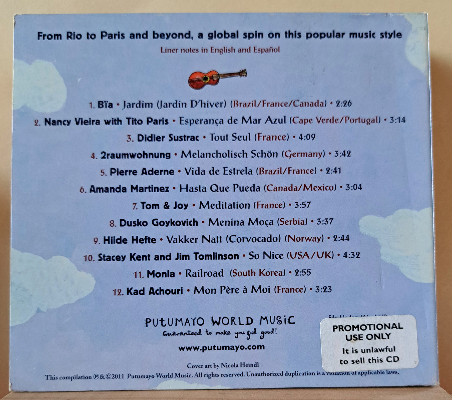 Putumayo Presents - Bossa Nova, around the world (cd)