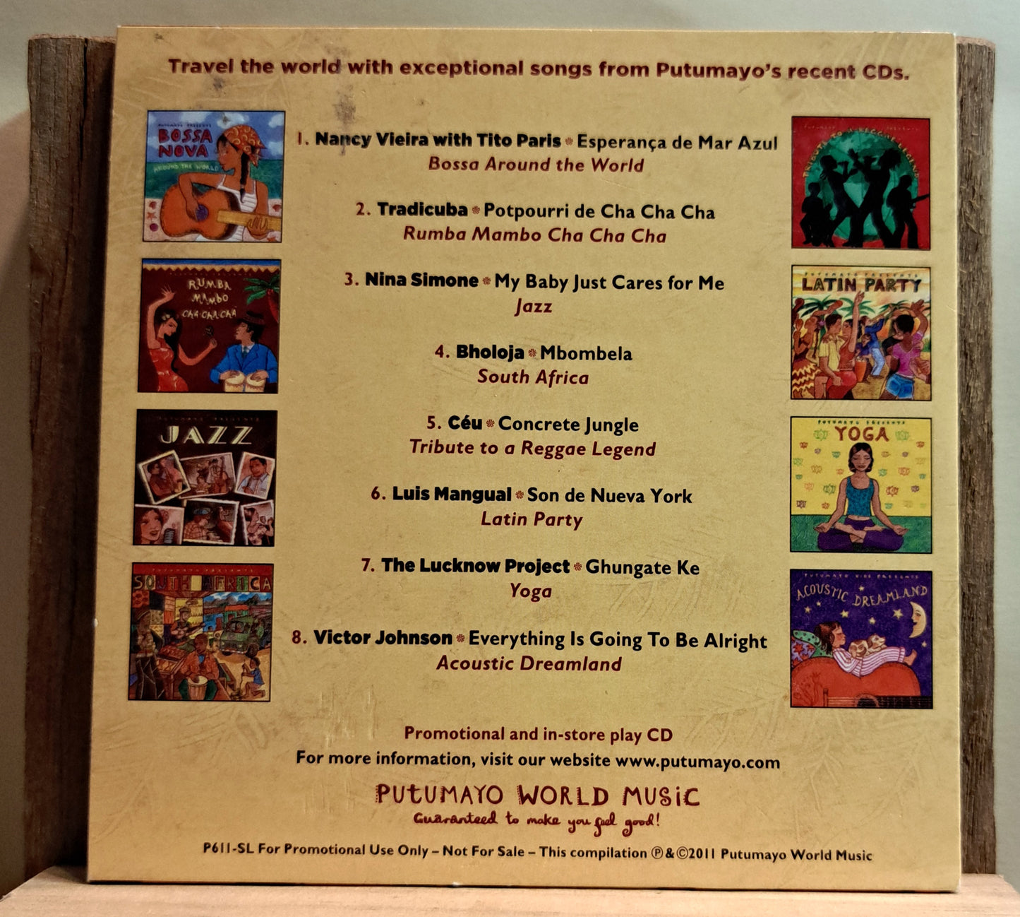 Putumayo presents - 8 track sampler (cd)