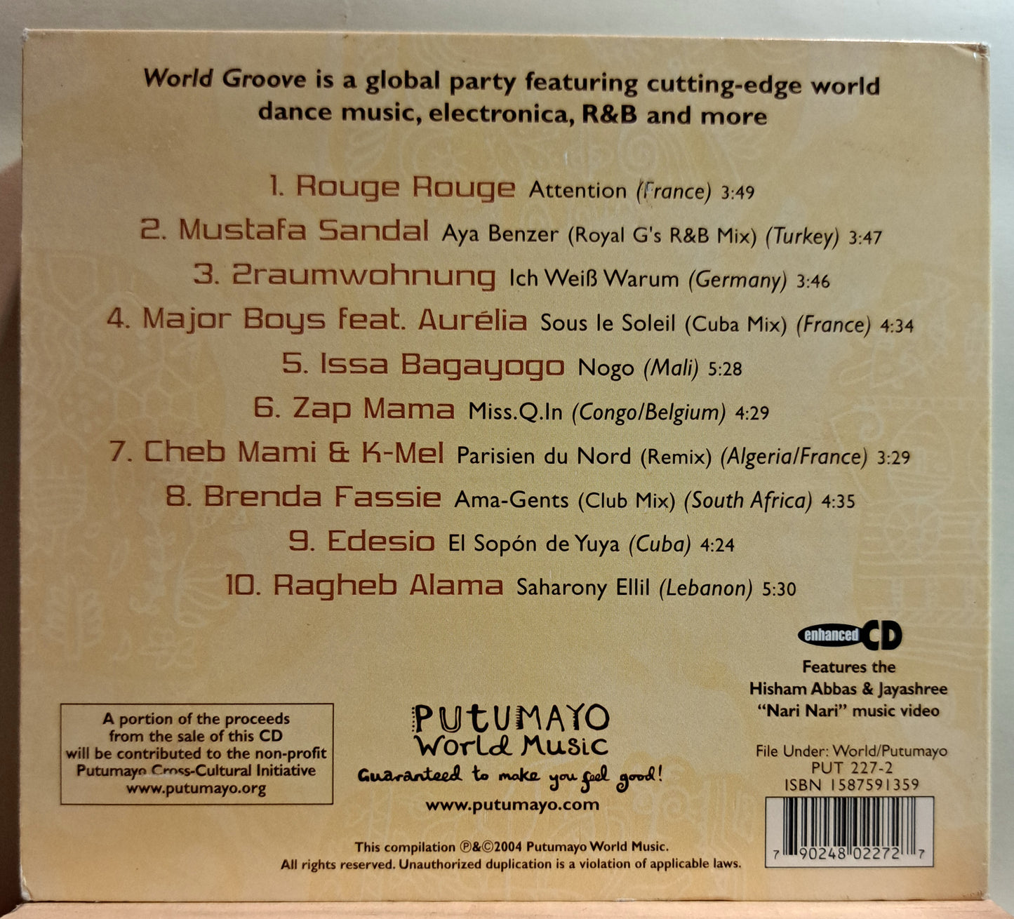 Putumayo presents - World Groove (cd)