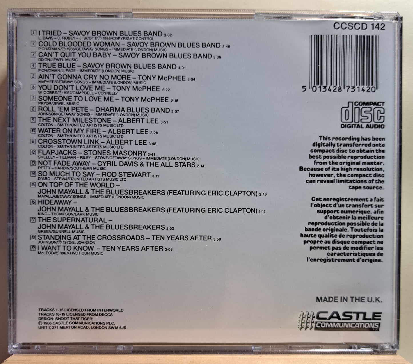 White Boy Blues - volume 1 and 2 (cd's)