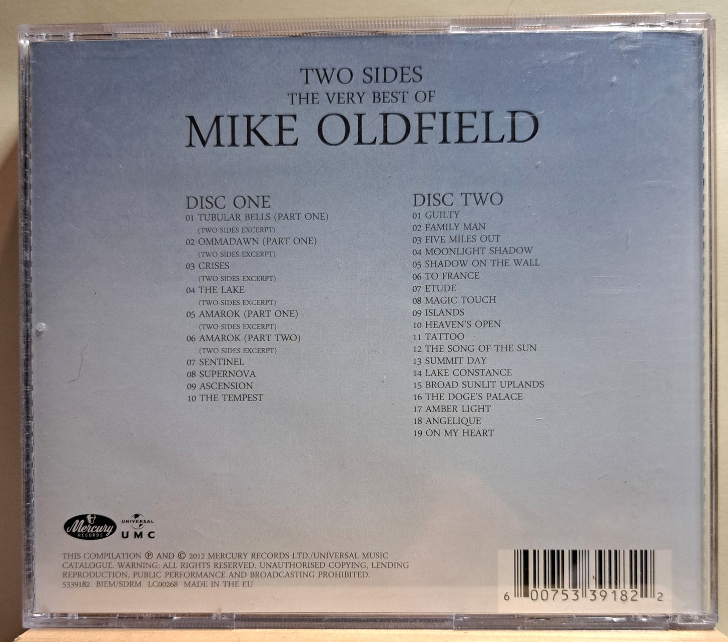 Mike Oldfield - Two sides (very best of) double cd