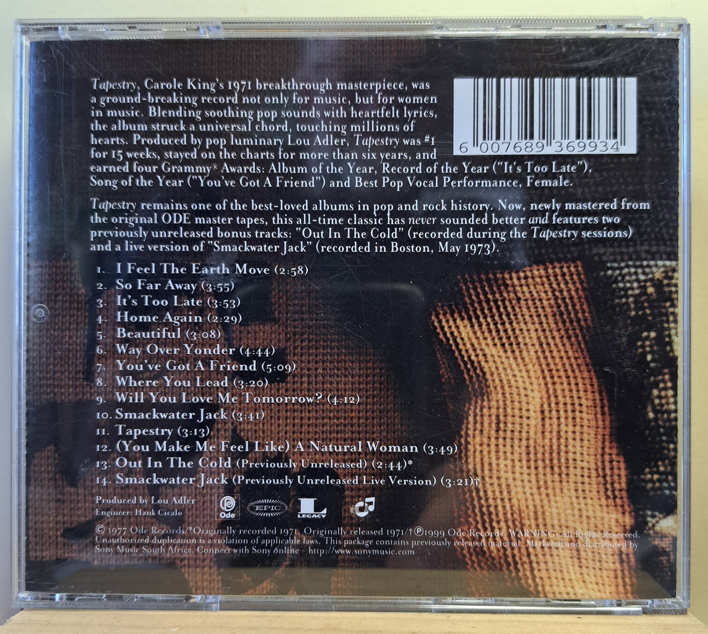 Carole King - Tapestry (cd)