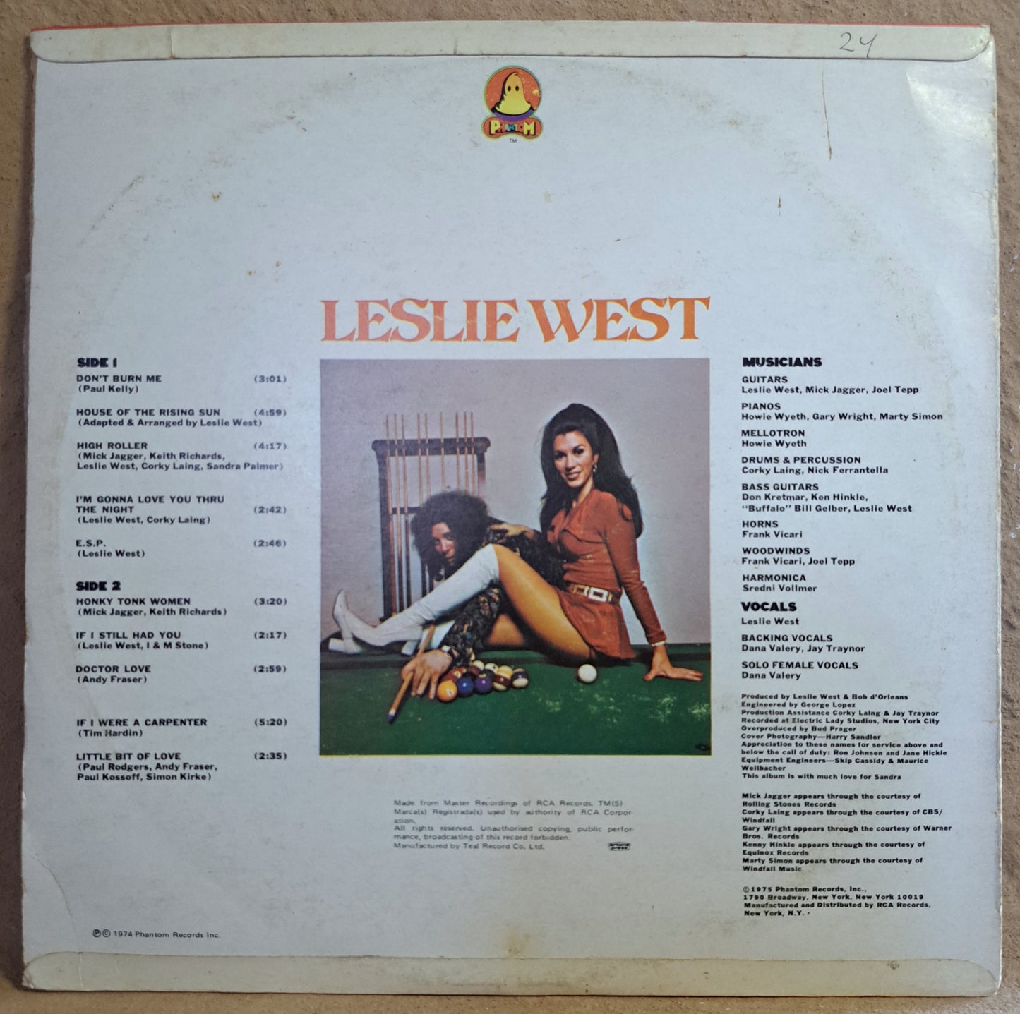 Leslie West - The Great Fatsby