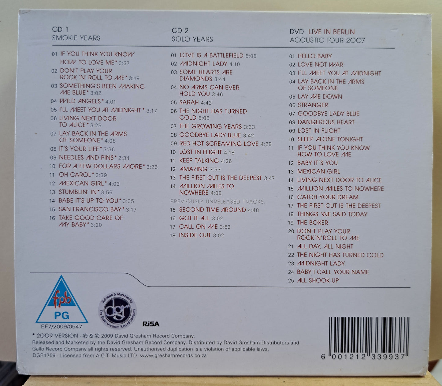 Chris Norman (Smokie) - The Hits. 2 cd+dvd combo.