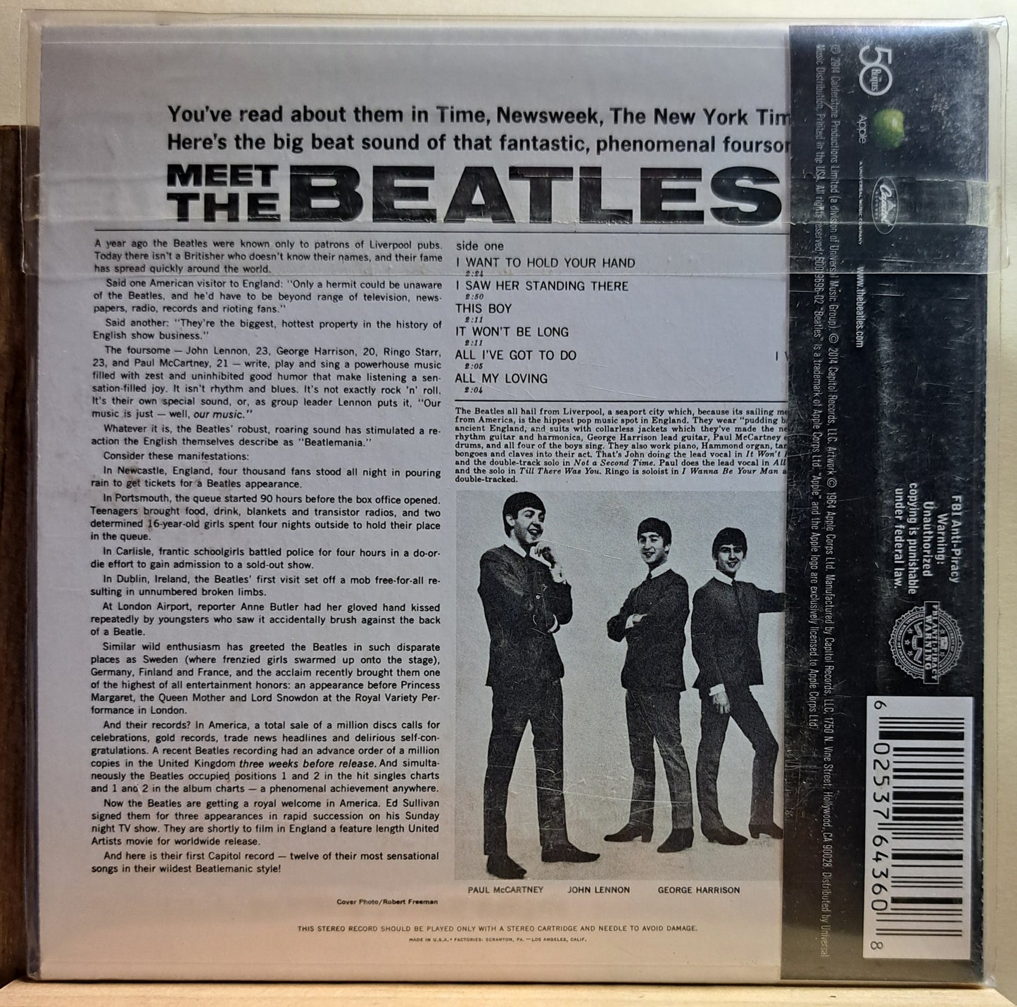 The Beatles - Meet the Beatles! (cd, new)