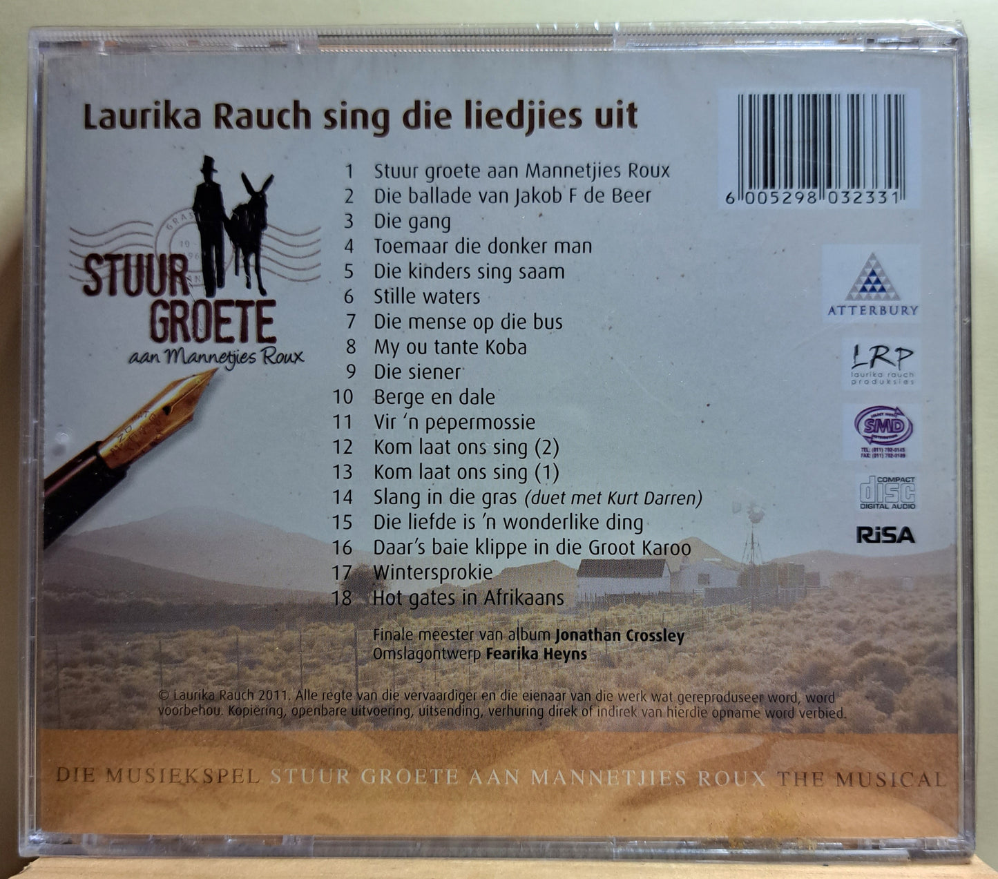 Laurika Rauch - Stuur groete aan Mannetjies Roux (cd, new)