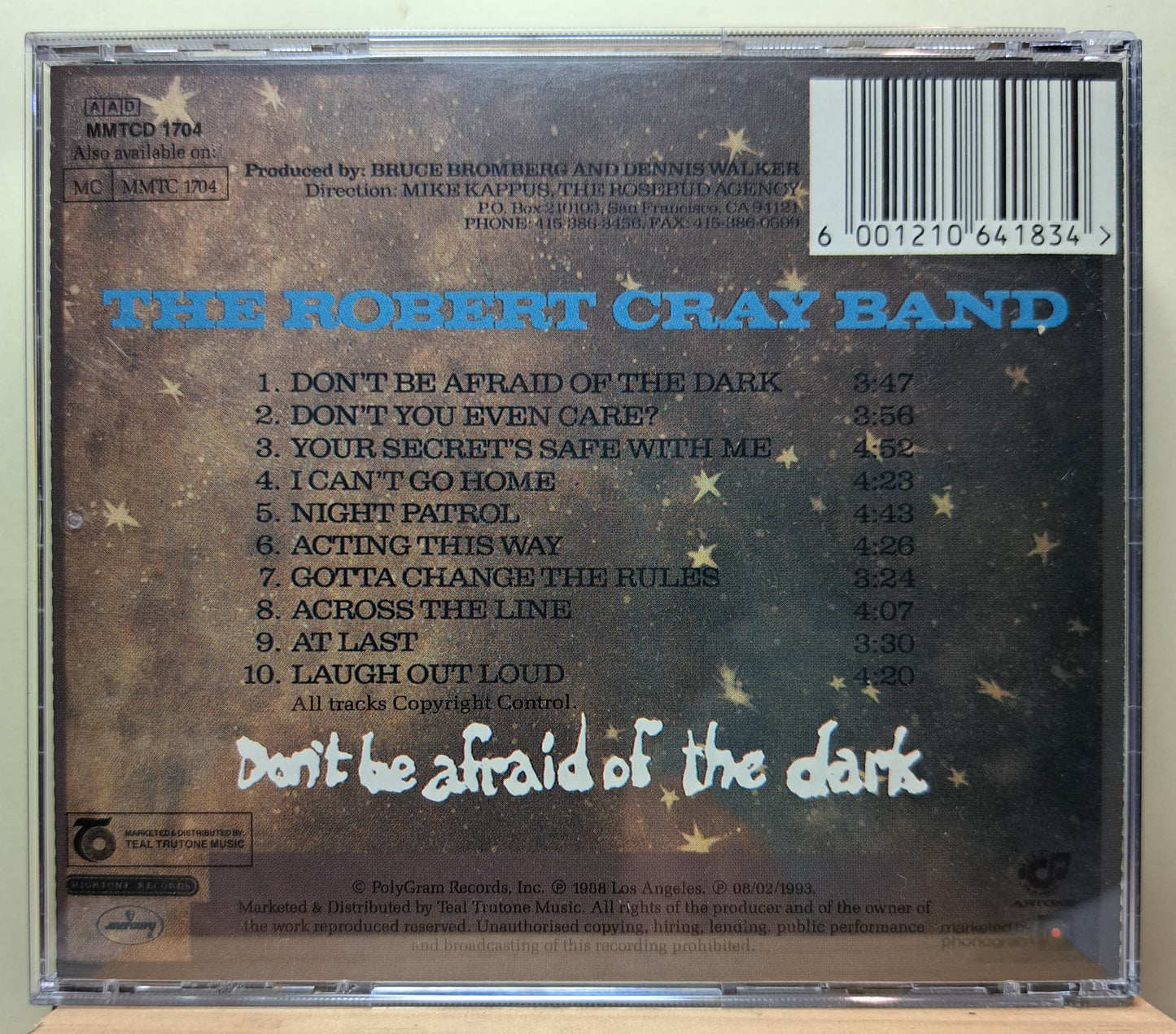 The Robert Cray Band - Don't be afraid of the dark (cd)