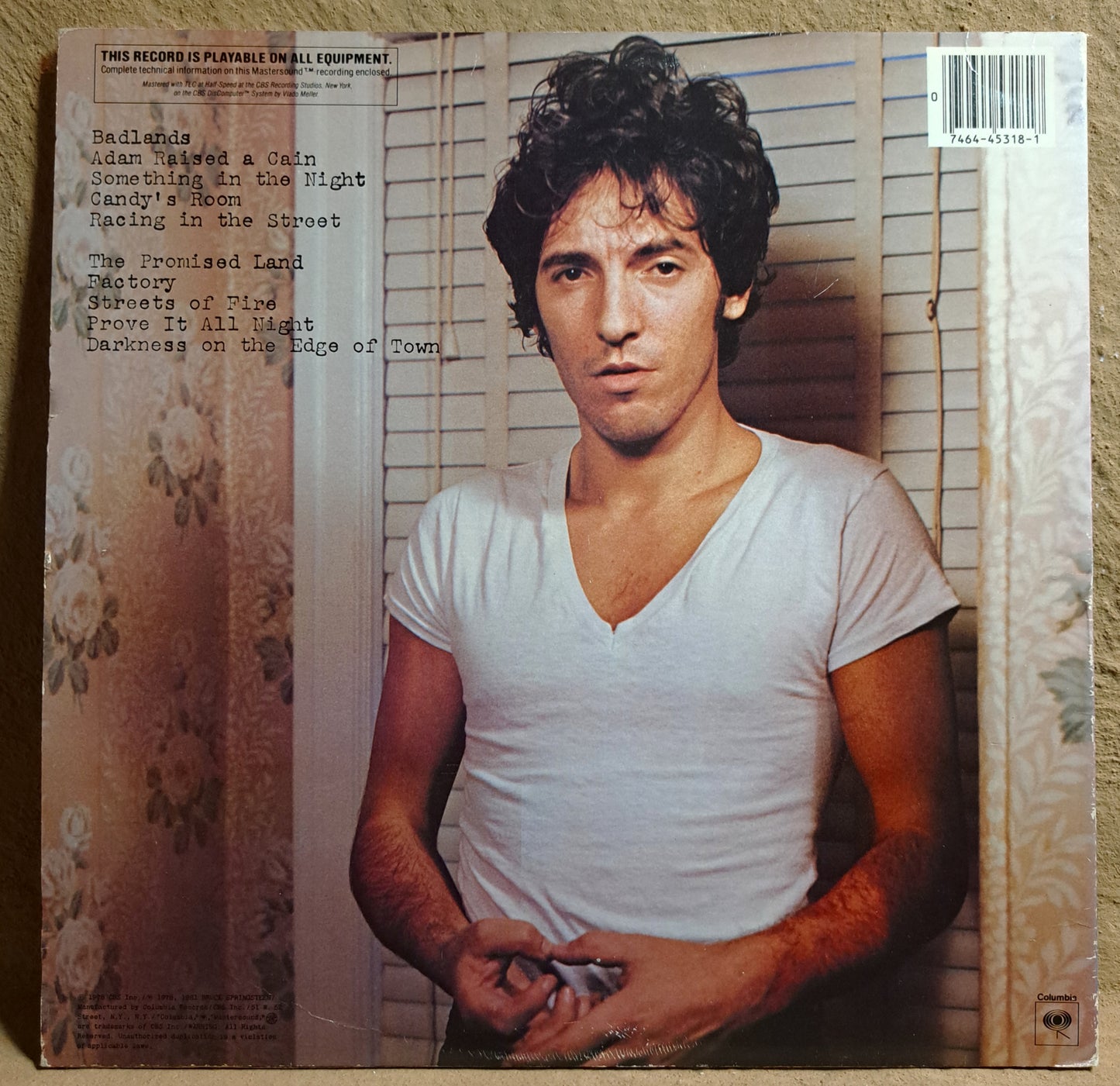 Bruce Springsteen - Darkness on the edge of town (half speed mastered)