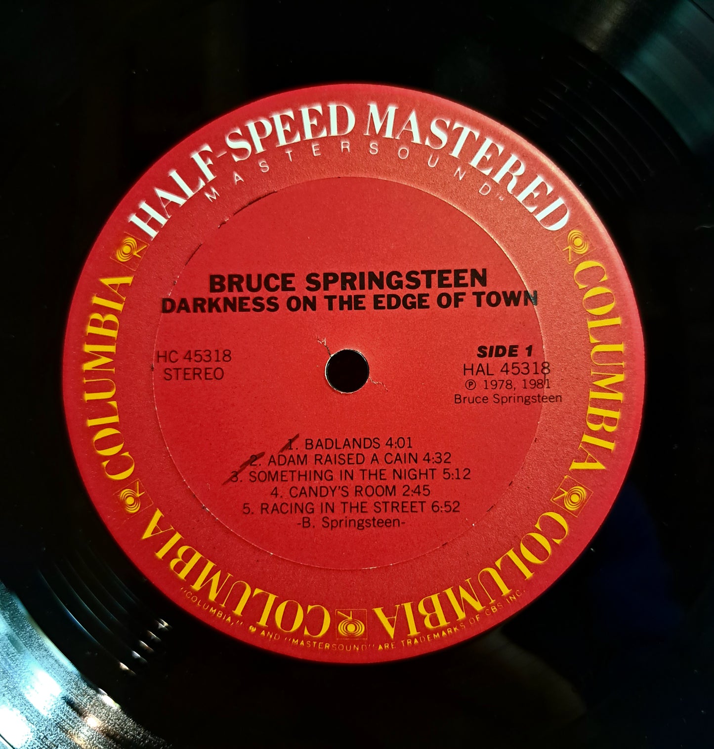 Bruce Springsteen - Darkness on the edge of town (half speed mastered)
