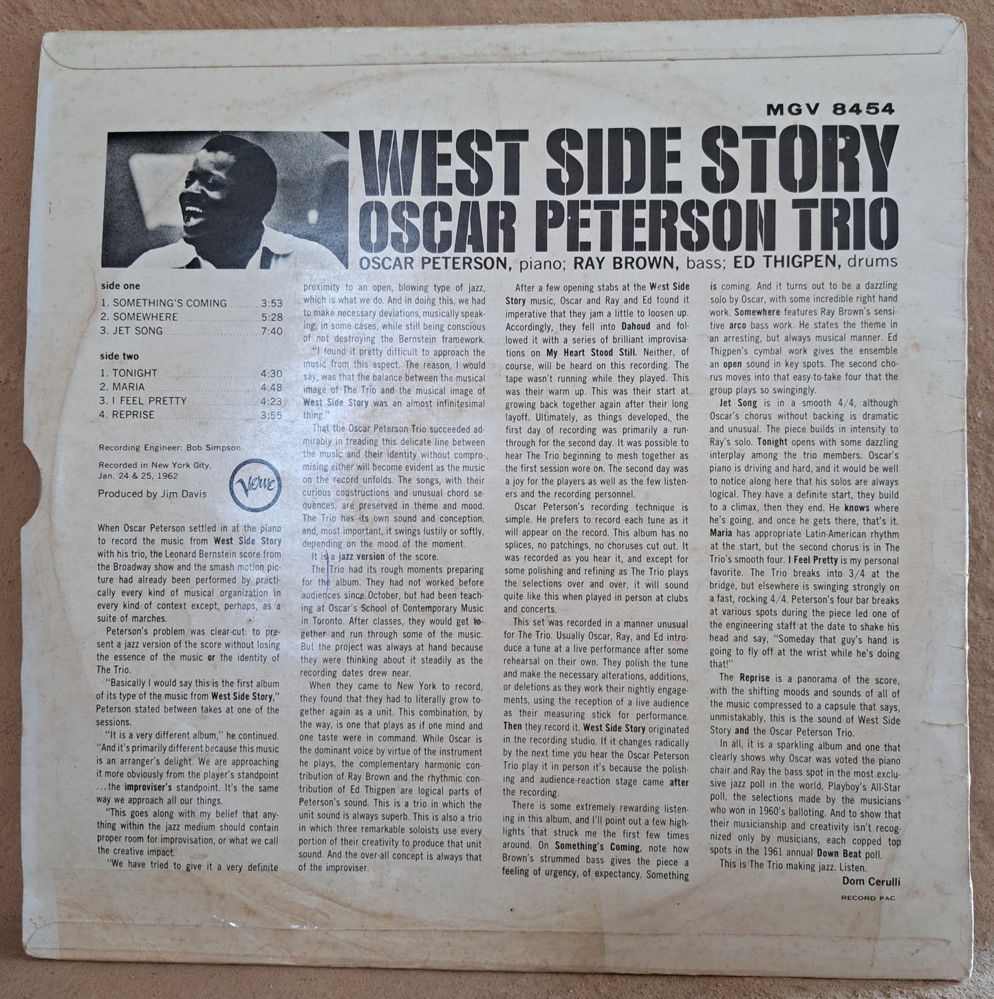 Oscar Peterson Trio - West Side Story