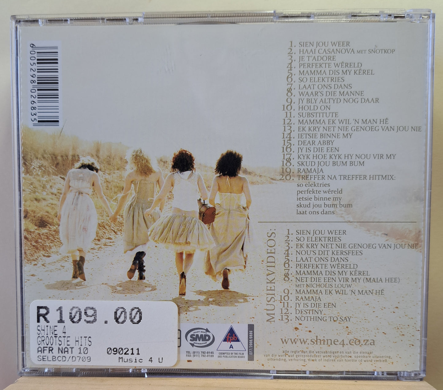 Shine 4 - Sien jou weer (Grootste Hits) cd +bonus dvd