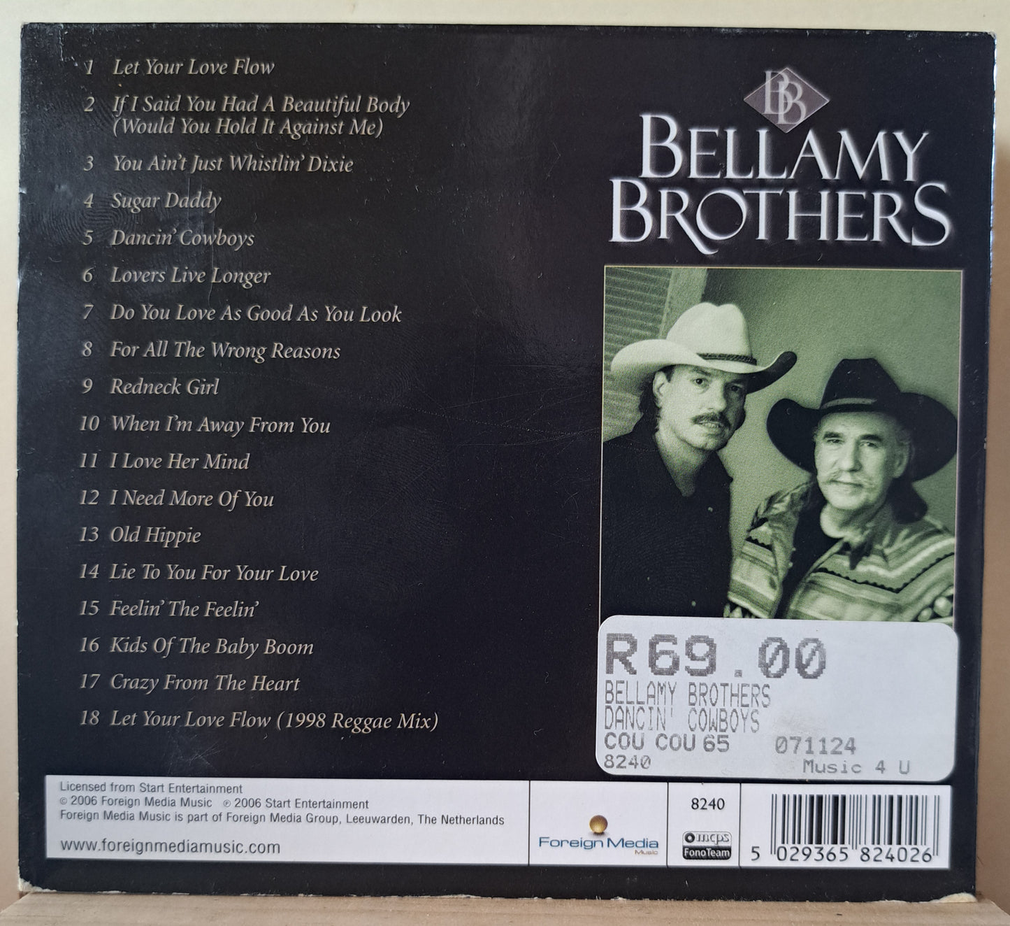 Bellamy Brothers - Dancin' Cowboys (cd)