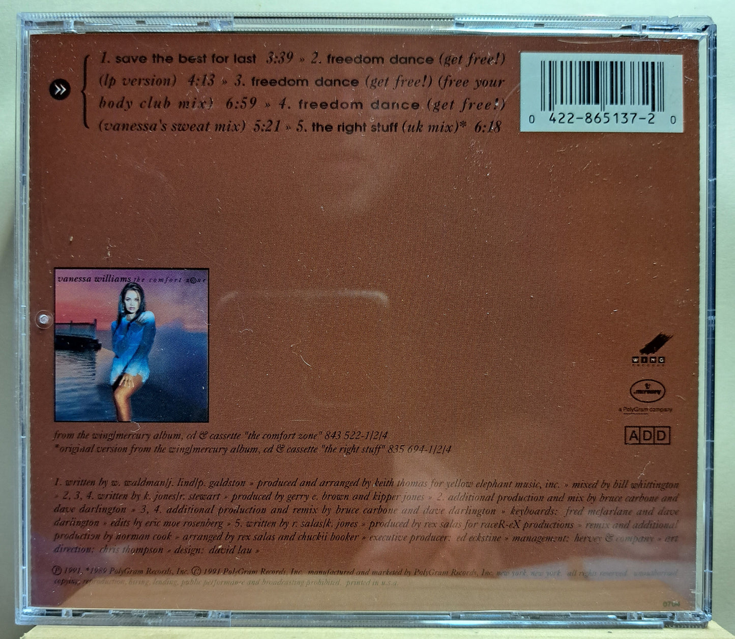 Vanessa Williams - Save the best for last (cd, maxi single)