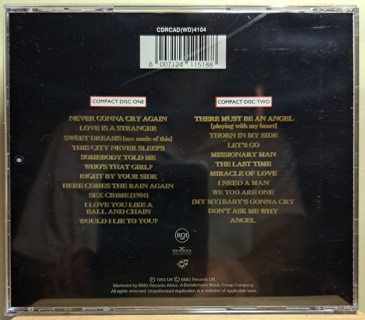 Eurythmics - Live 1983 ~1989 (double cd)