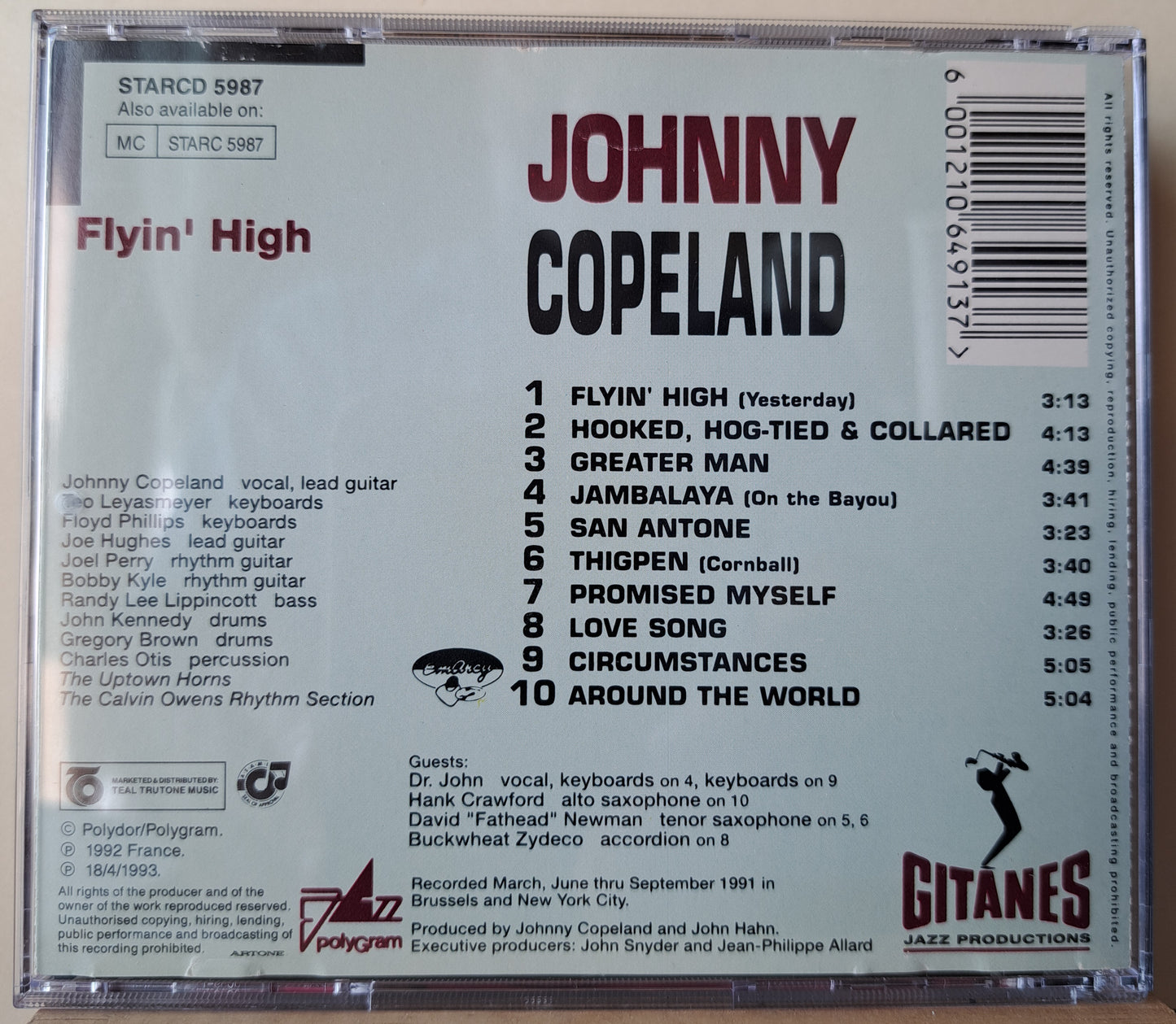 Johnny Copeland - Flying High (cd)