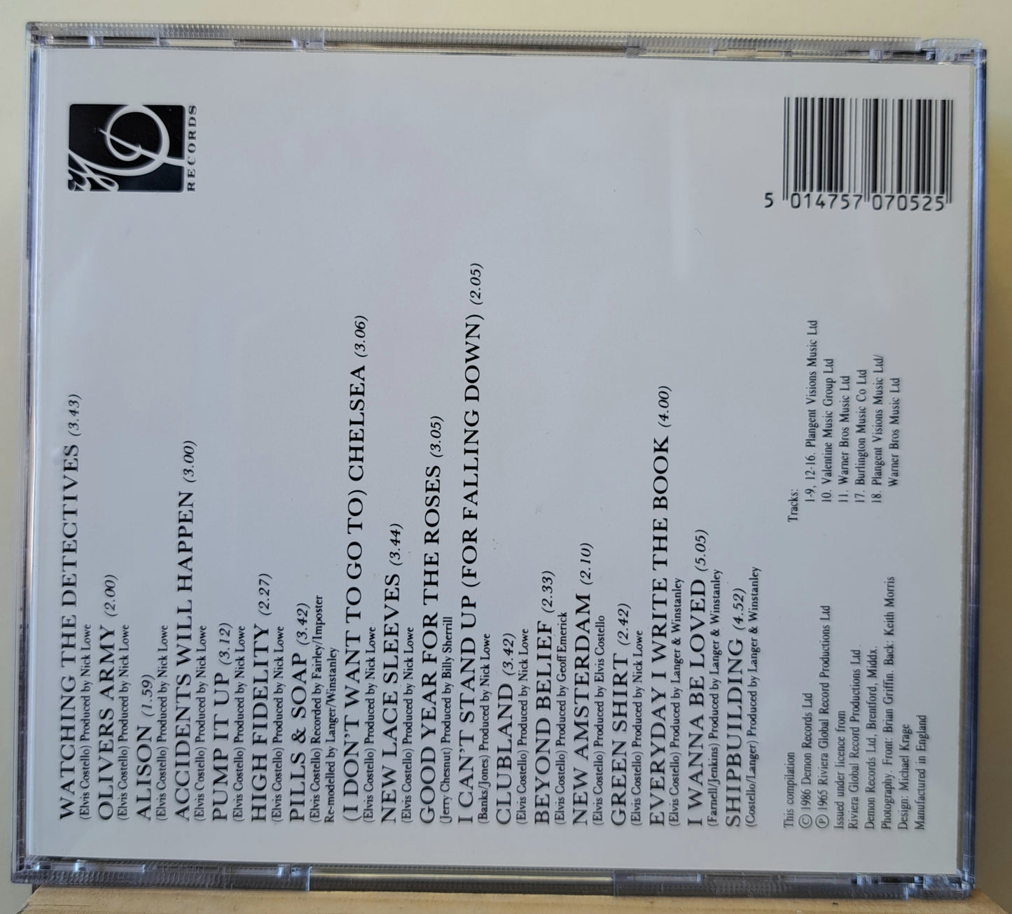 Elvis Costello - The best of Elvis Costello (cd)