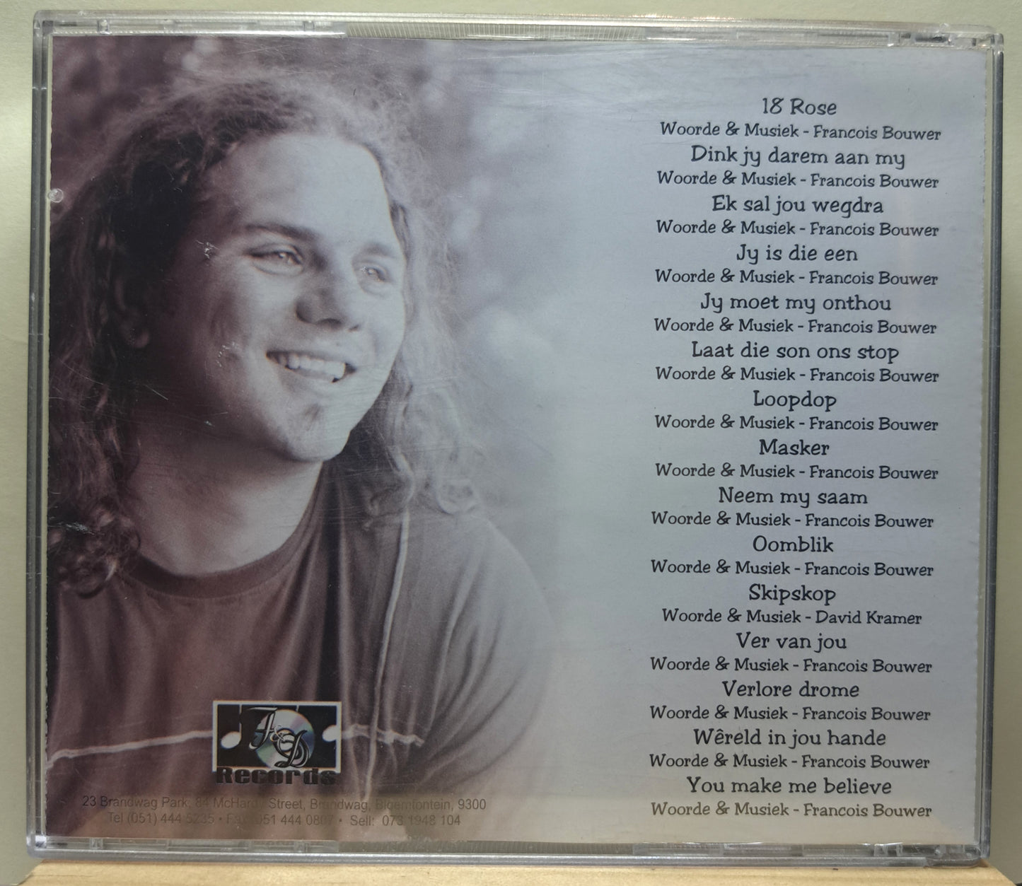 Francois Bouwer - Jy moet my onthou (cd)