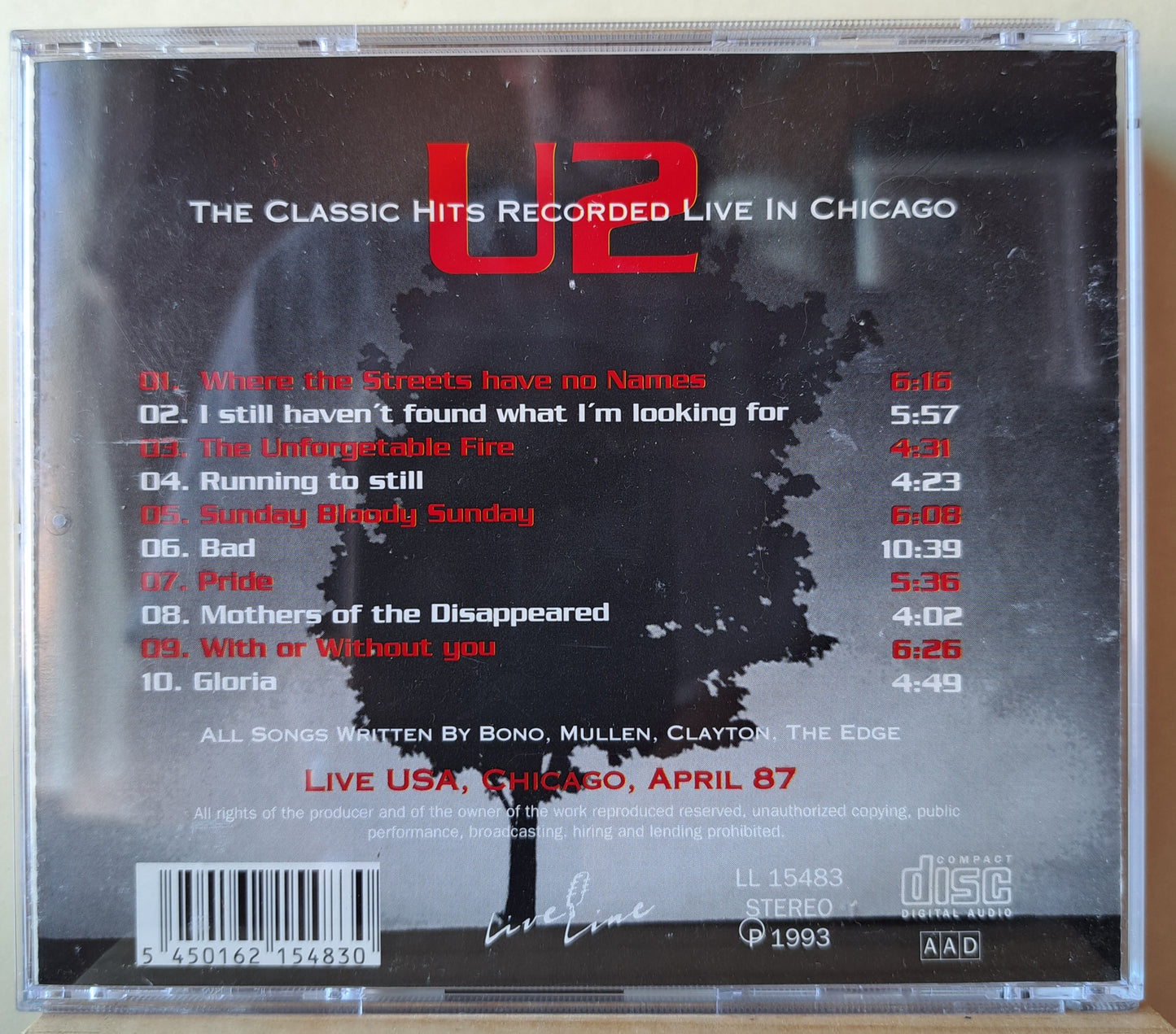 U2 - Live in Chicago (cd)