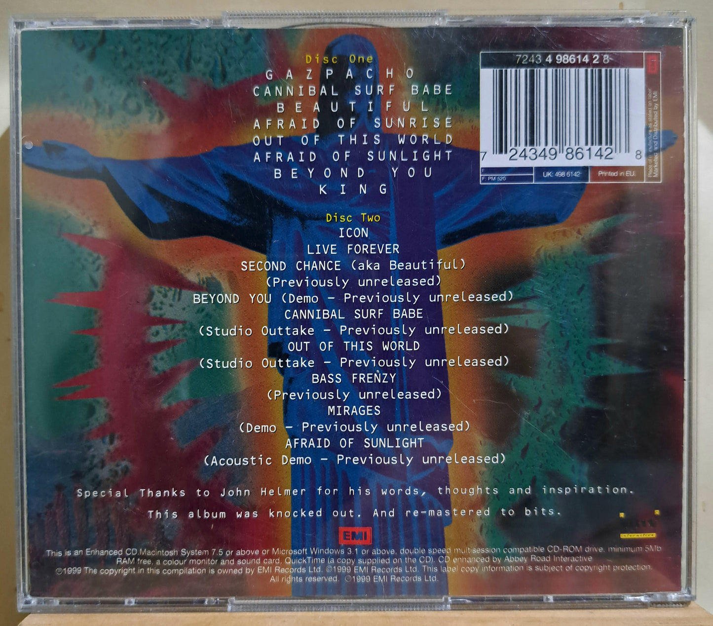 Marillion - Afraid of Sunlight (double disc cd)
